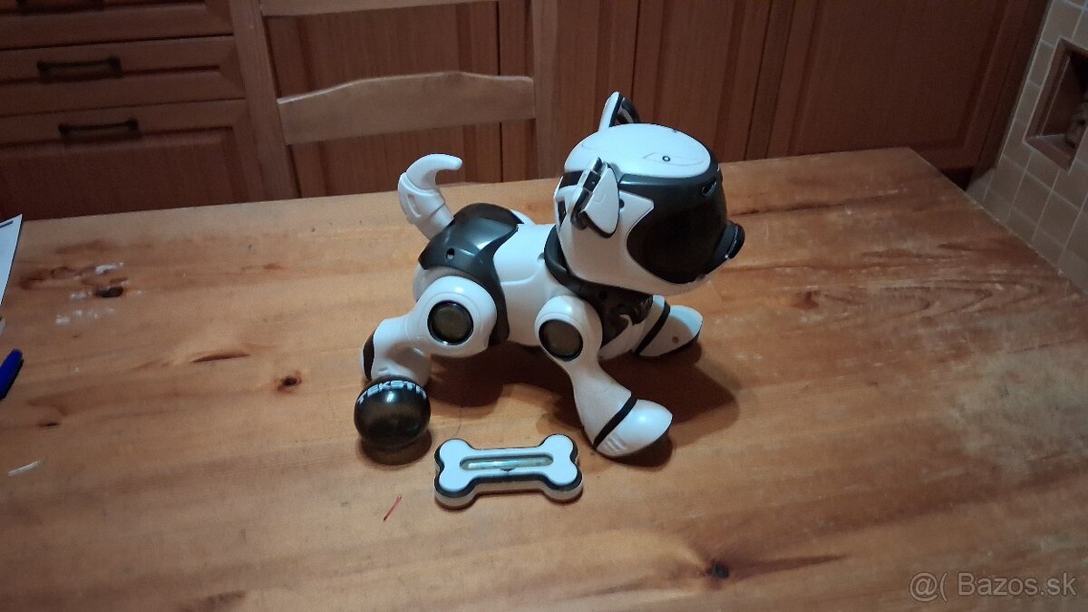 Robotický pes TEKSTA bielo-čierny - 4