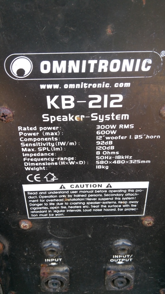 Predám reprobedne Omnitronic - 4