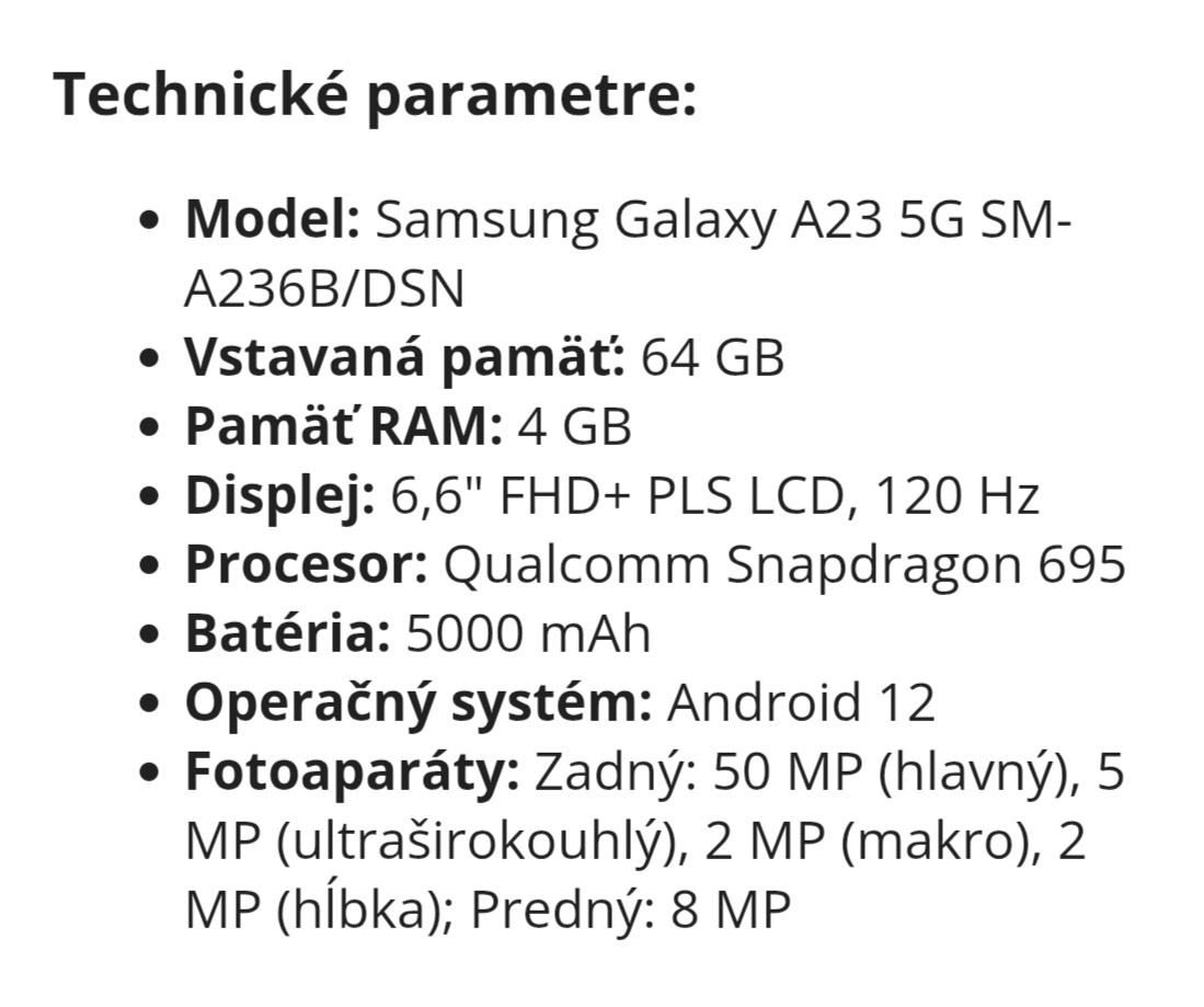 Samsung Galaxy A23 5G - 4