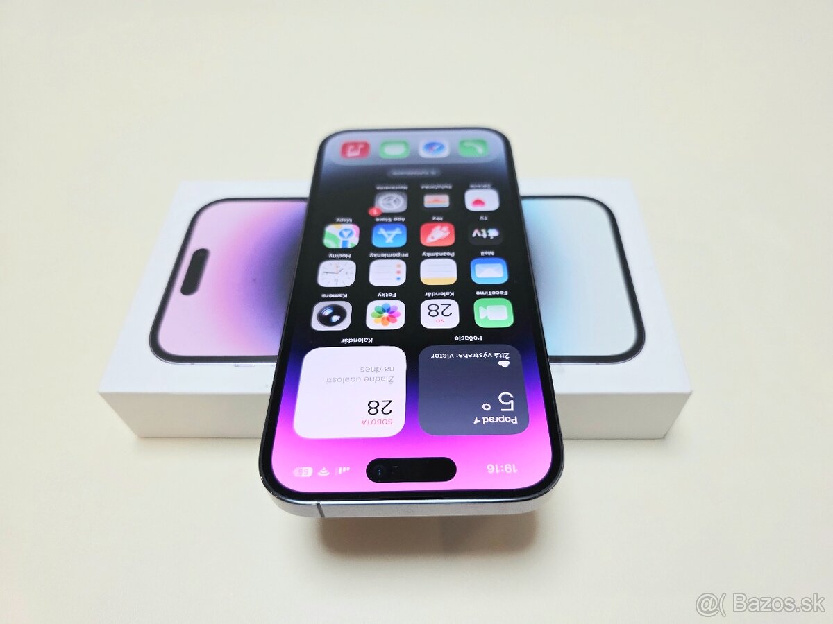 Apple Iphone 14 PRO 128GB DEEP PURPLE ,BATERKA 100% - 4