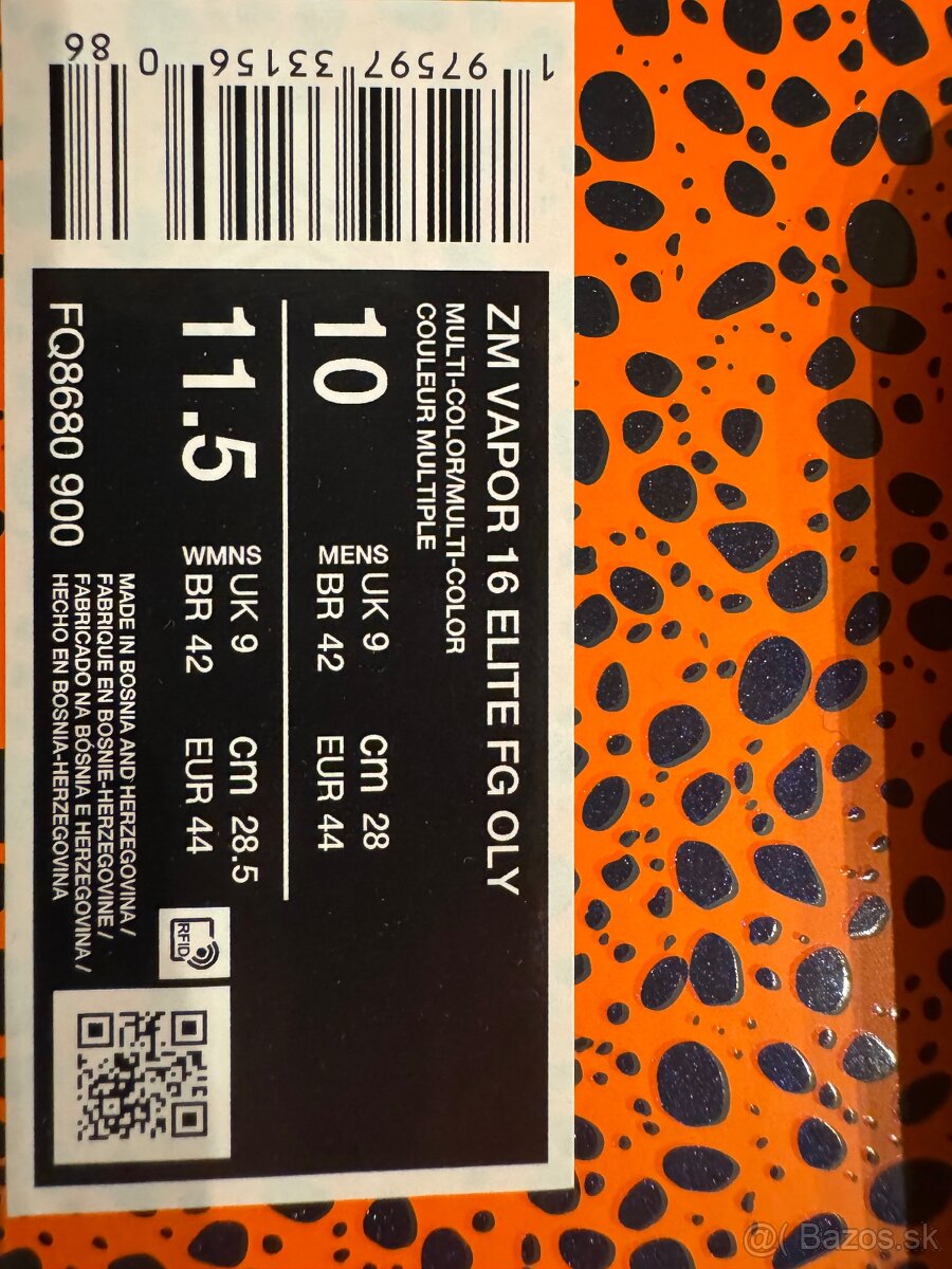 Kopačky Nike ZM Vapor 16 Elite FG Oly - 4