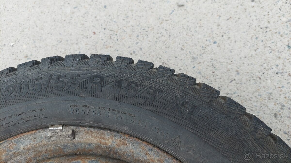 Predám zimnú sadu plecháčov 5x112 r16 Gislaved - 4