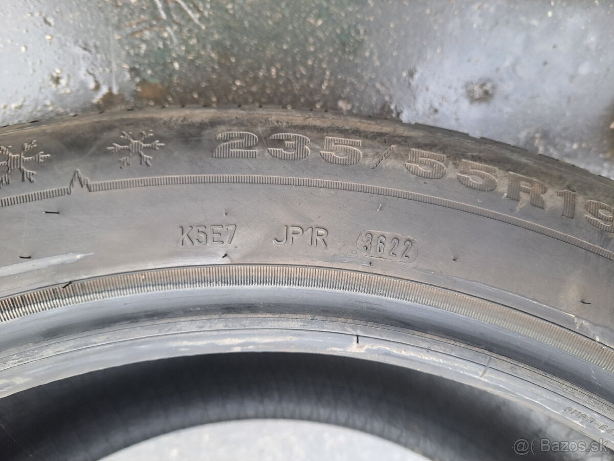 Predam zimne gumy 2x Dunlop a 2x Bridgestone 235/55/19. - 4