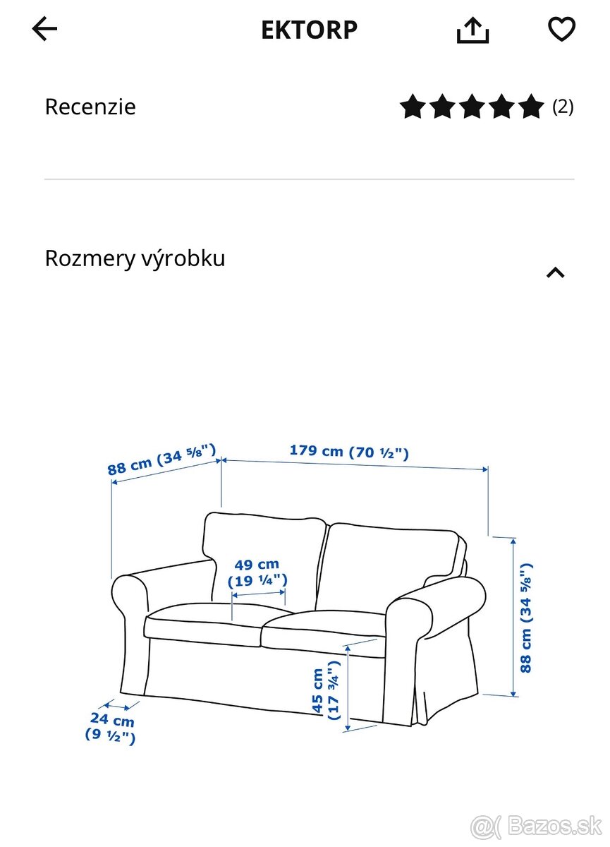 Ikea sedacia súprava - 4