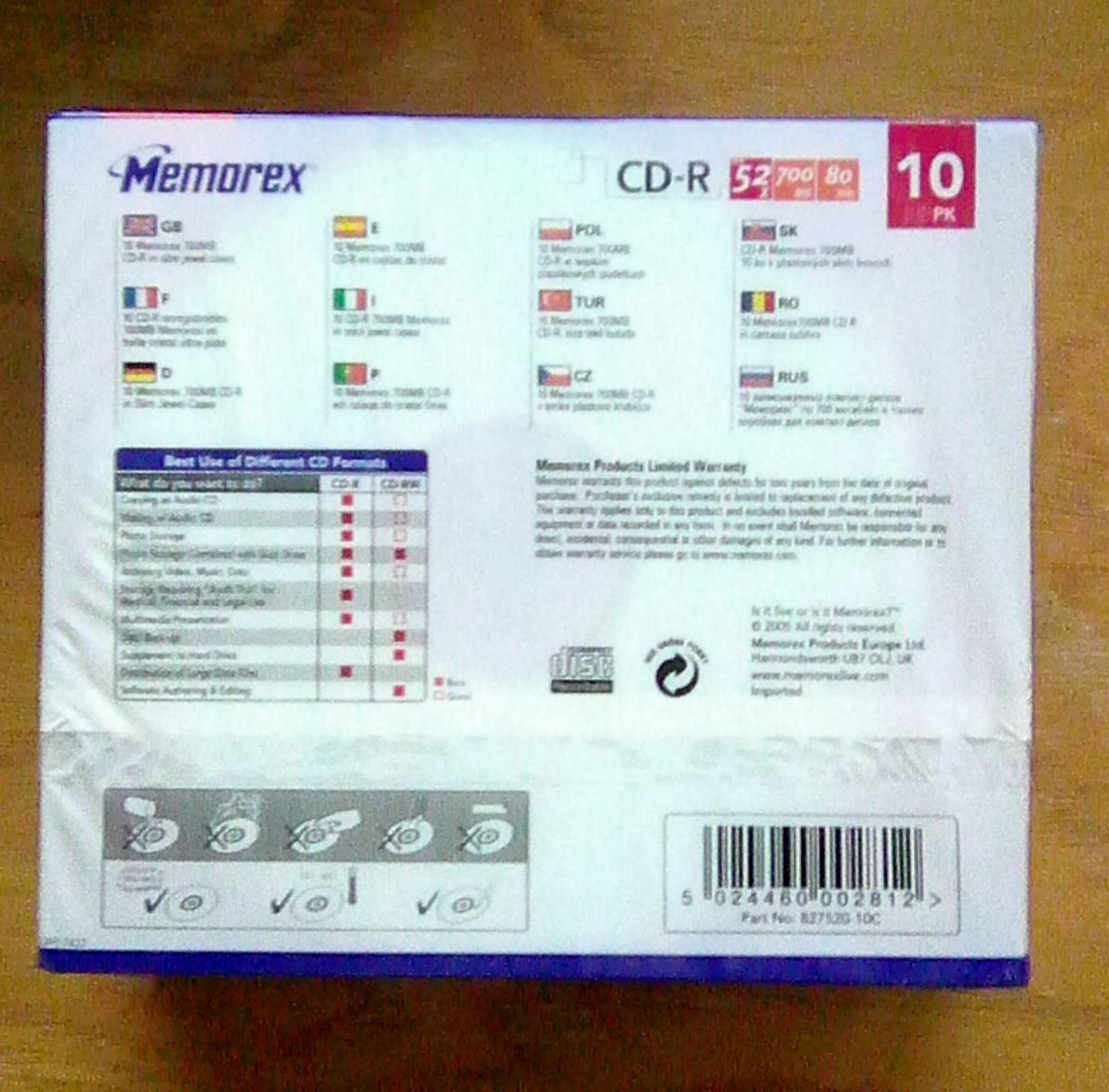 CD- R značky Memorex - 4