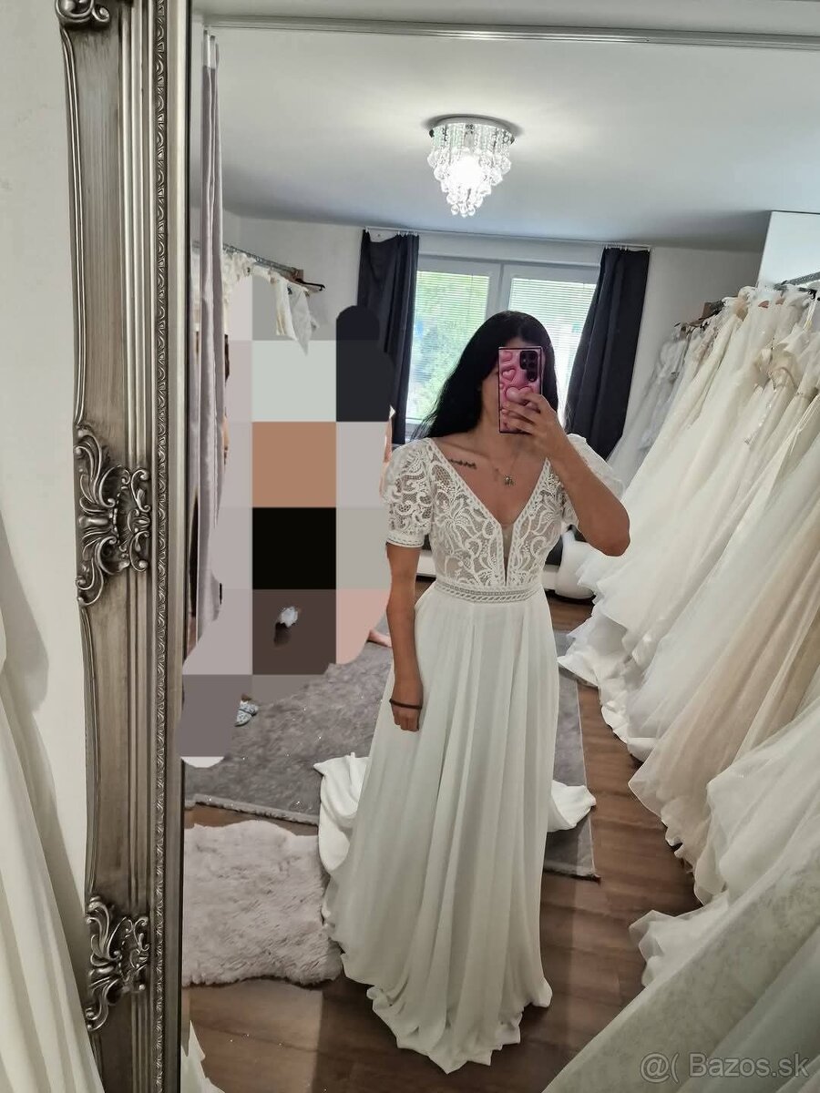 Svadobné šaty top stav - 4