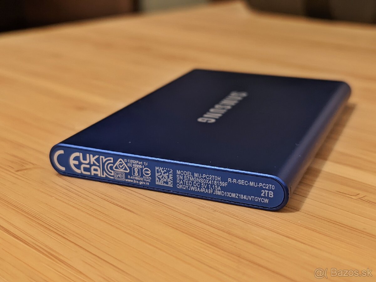 Externý disk SSD Samsung P7 2TB - 4