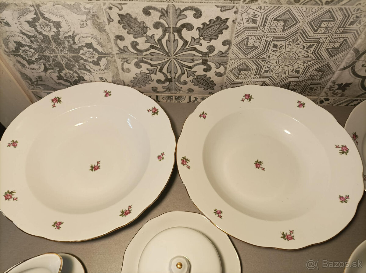 Obedová súprava Bohemia Csechoslovakia - 4