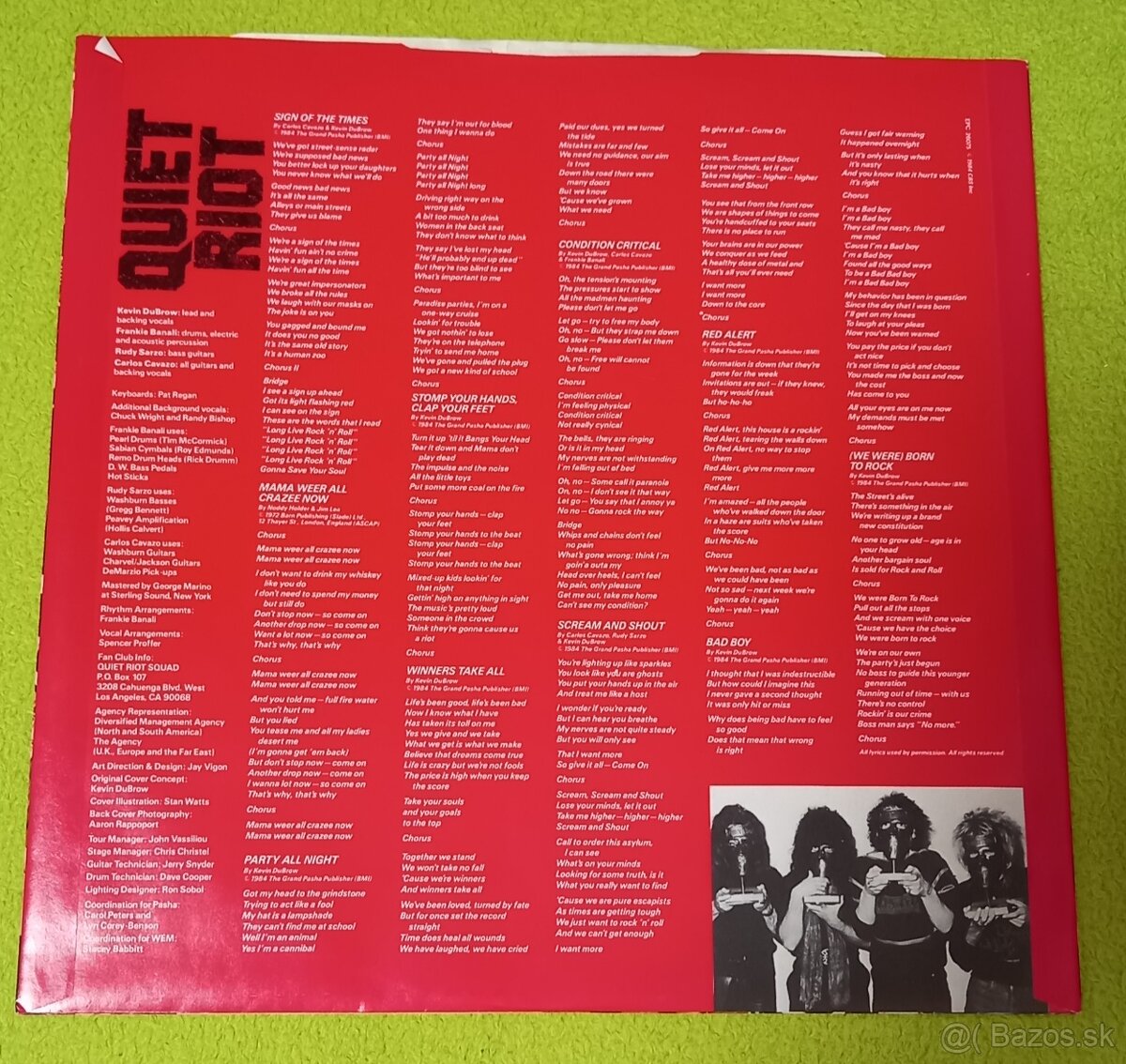 QUIET RIOT Condition Critical - 4