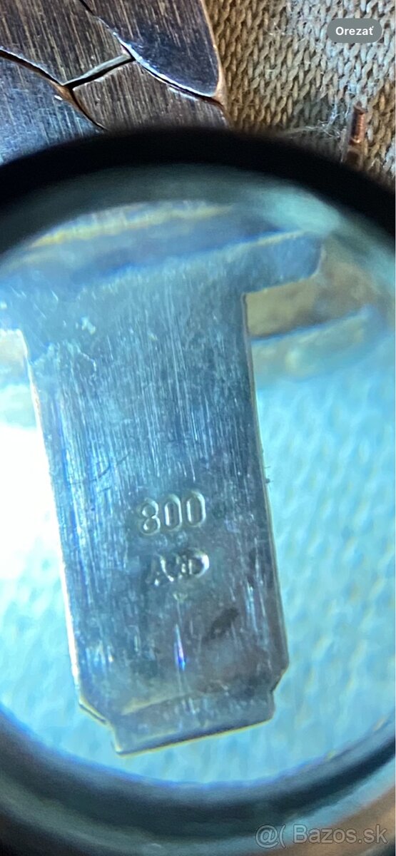 Predám stary šperk striebornu retiazku s puncom - 4