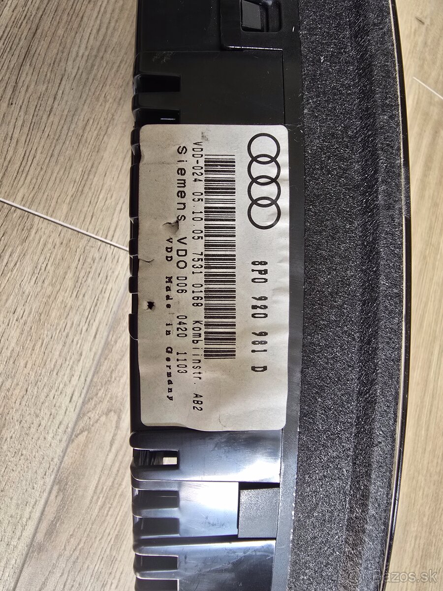 Budíky Audi A3 8P maxidot, benzin, GB - 4