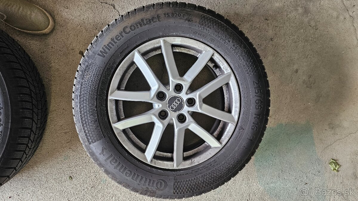 Al. Disky Audi Q3 + Pneumatiky Continental - 4