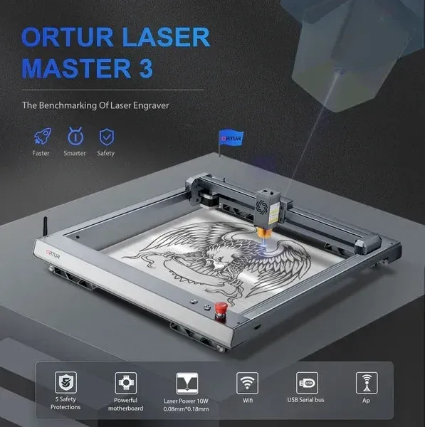 Nová Laserová gravírka - Ortur Laser Master 3 - 4