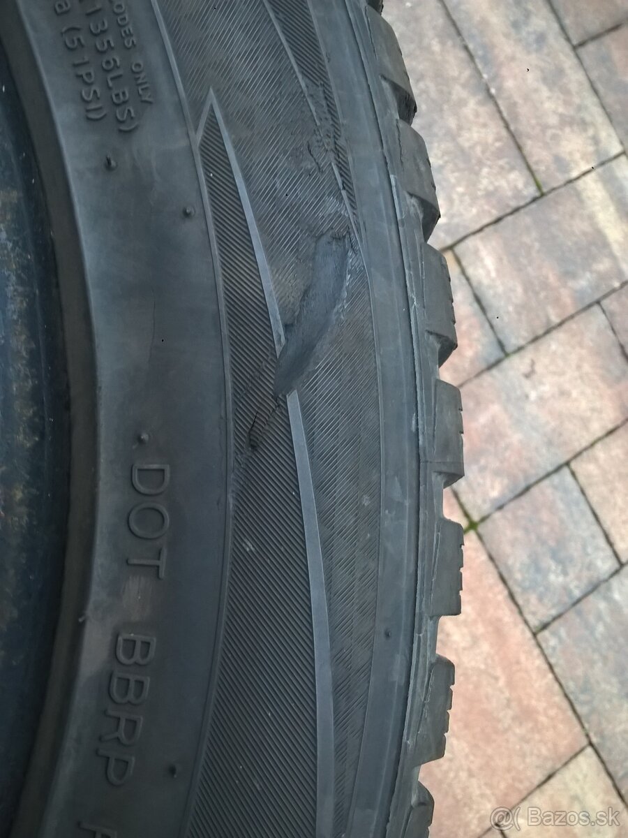 2+2 ks ZIMNÉ 205/55 R16 91H dezén cca 7-8 mm rok 2020 - 2022 - 4