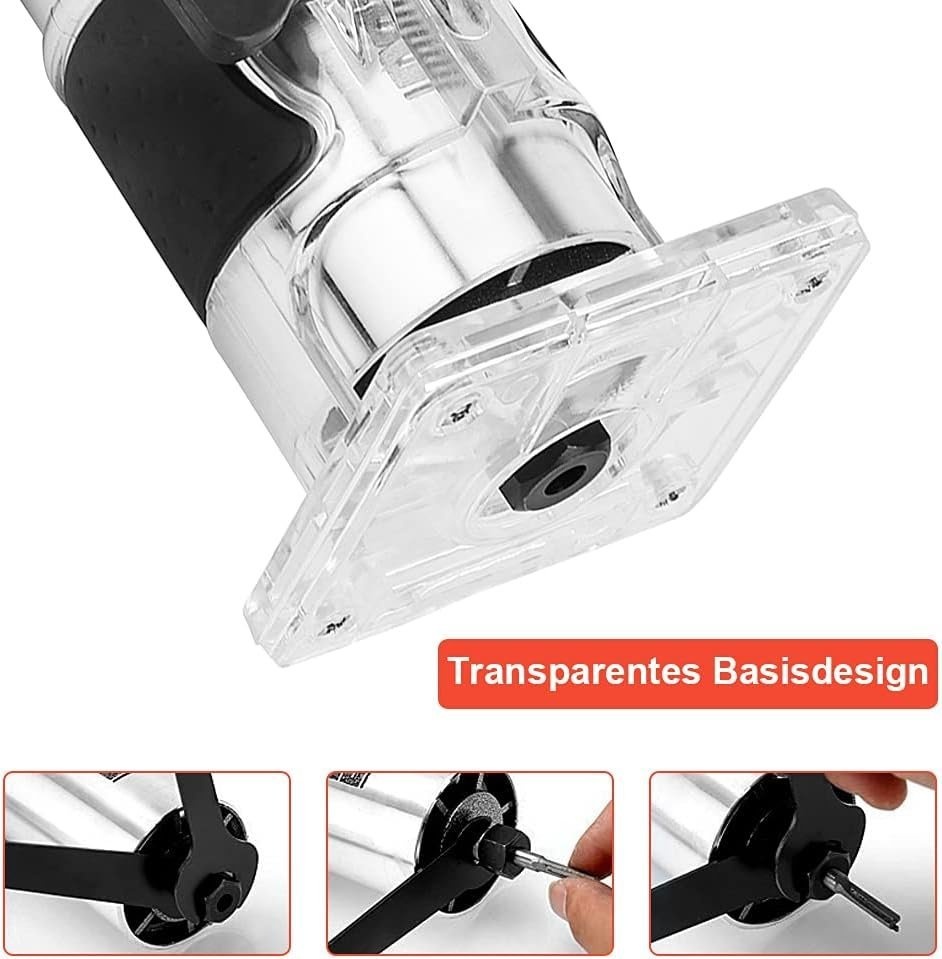 Elektrická ohraňovací frézka 580W - 4