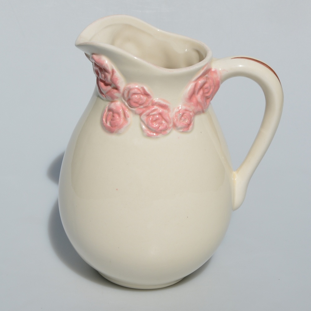 keramická sada z Anglicka - džbán a misa Ruže - 4