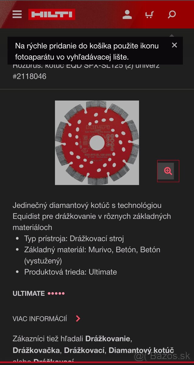 Predám Hilty rezné kotúče do frézy - 4