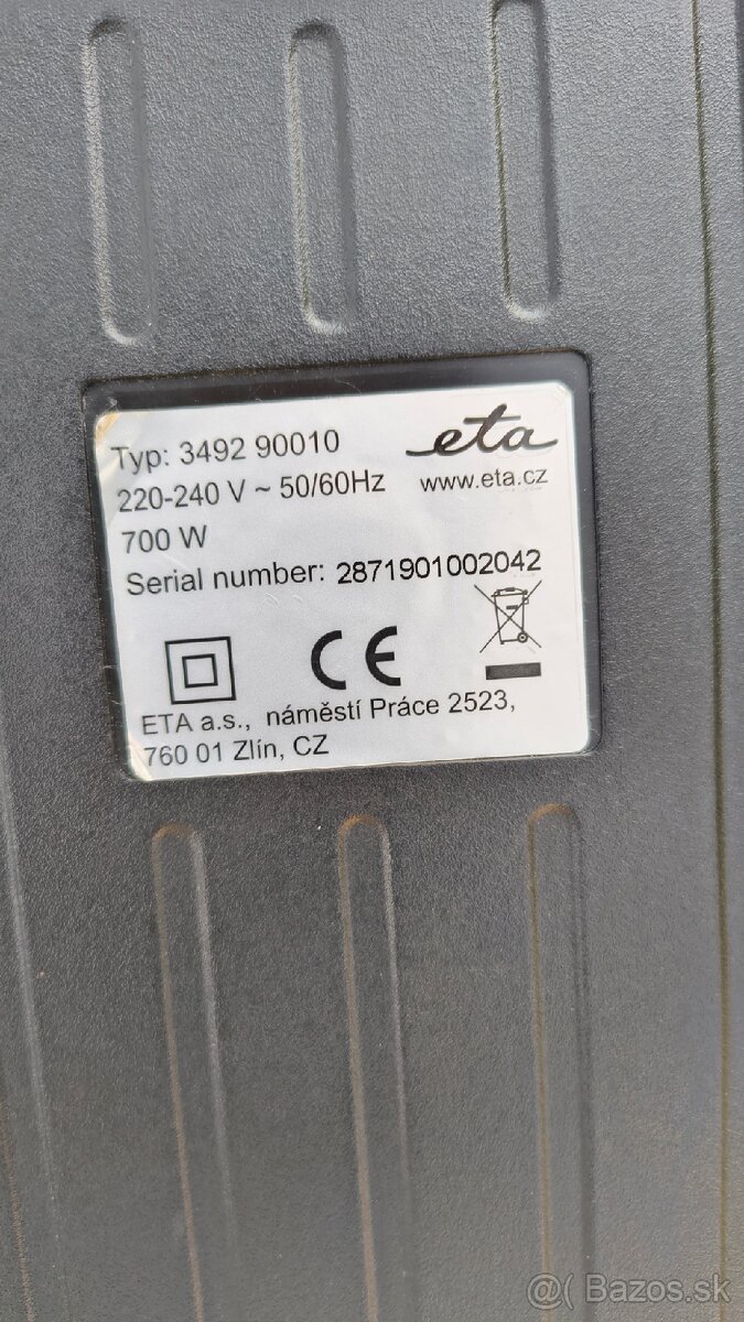 Tichy sackovy vysavac eta canto II - 4