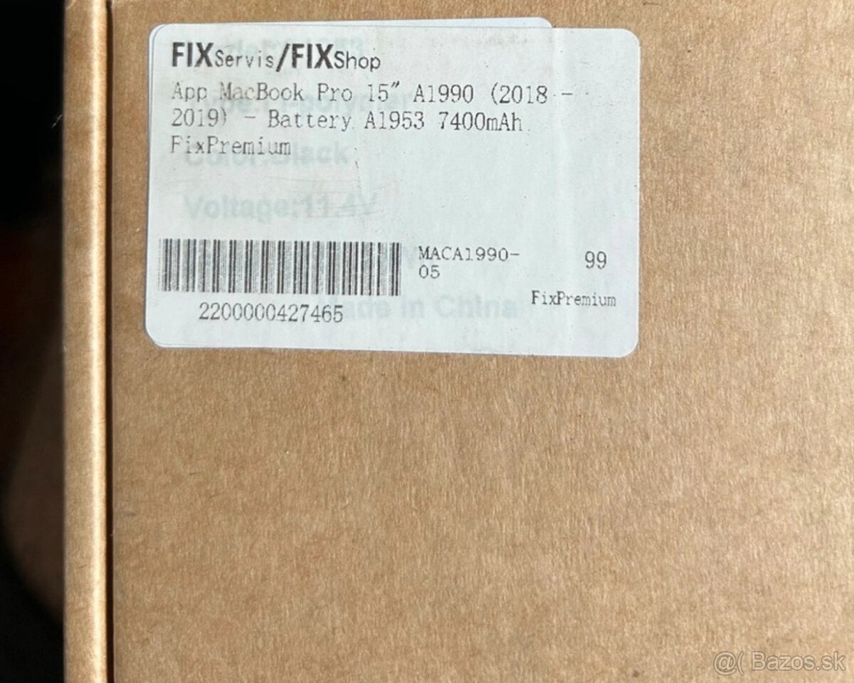 Batériu pre Apple MacBook Pro 15” (A1990, 2018–2019) - 4