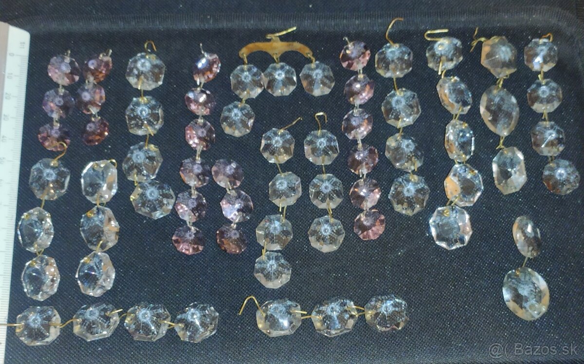 Náhradné ovešky,na kryštálový luster. - 4