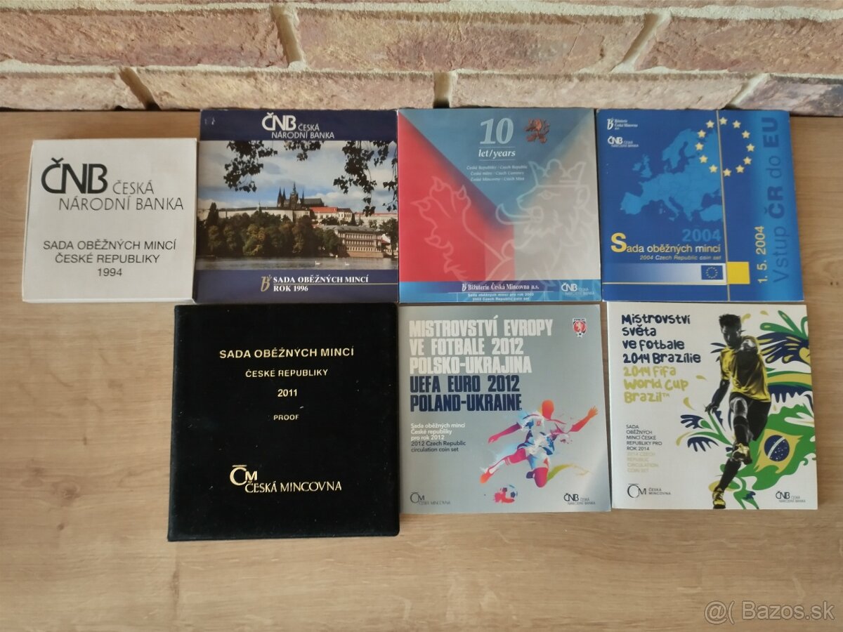 SK, CZ sady mincí bk, proof - 4