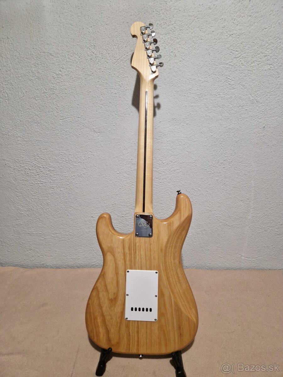 Elektrická gitara SX SST/ASH/R natural rosewod - 4