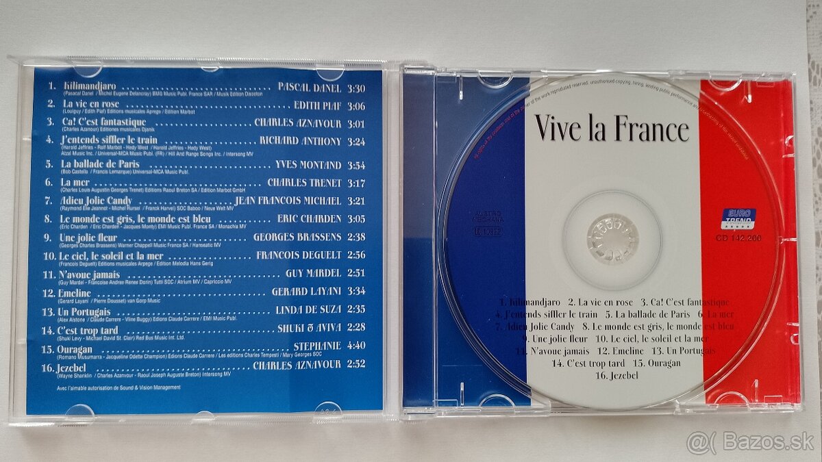 CD Edith Piaf & Vive la France - 4