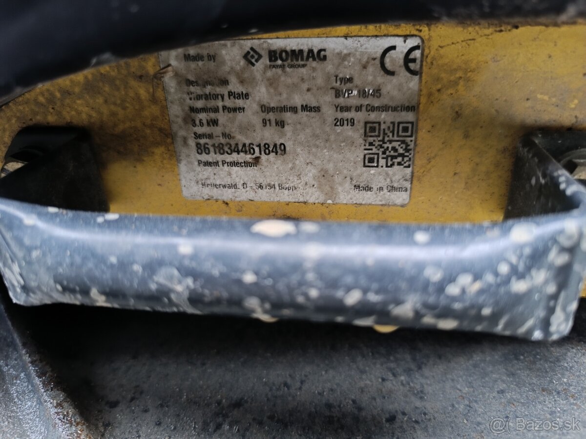 Bomag vibračná doska - 4