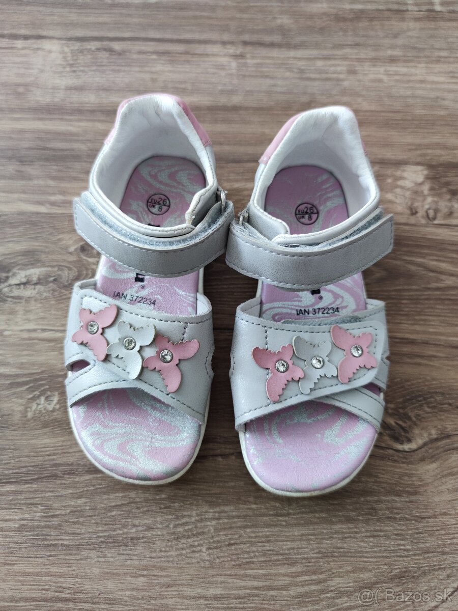 Dievčenské sandálky veľ. 26-26/27 - 4