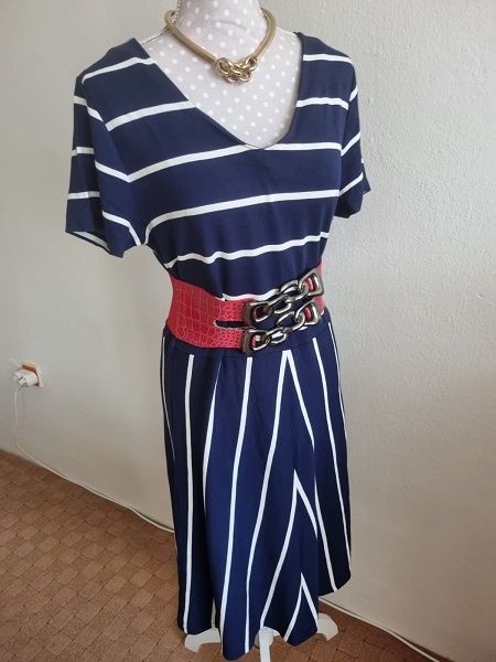 modro biele šaty Gant veľ .40 - 4