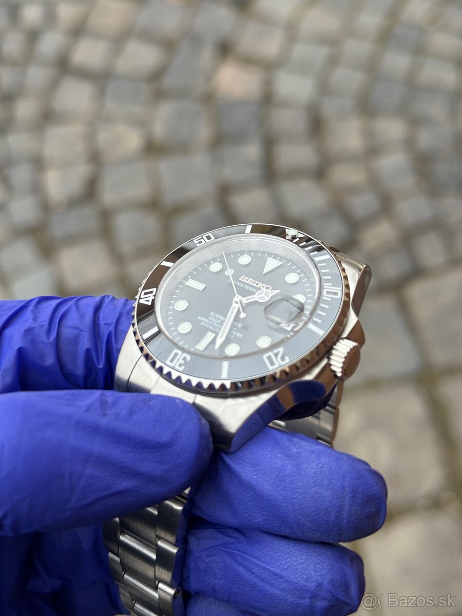 Seiko Mod Submariner Black (40 mm) - 4