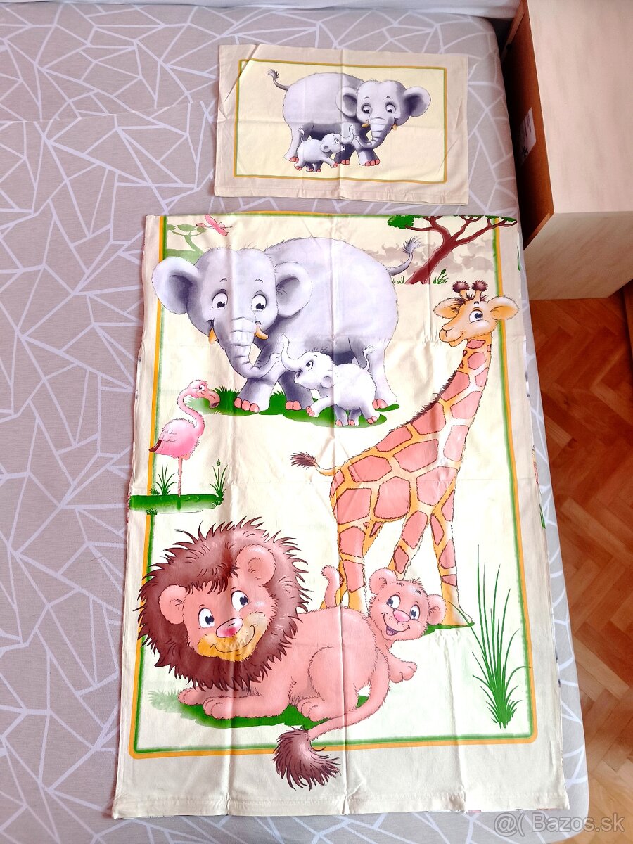 Detská postieľka,mantinel,perina,vánkus,obliecky,fusak, deky - 4