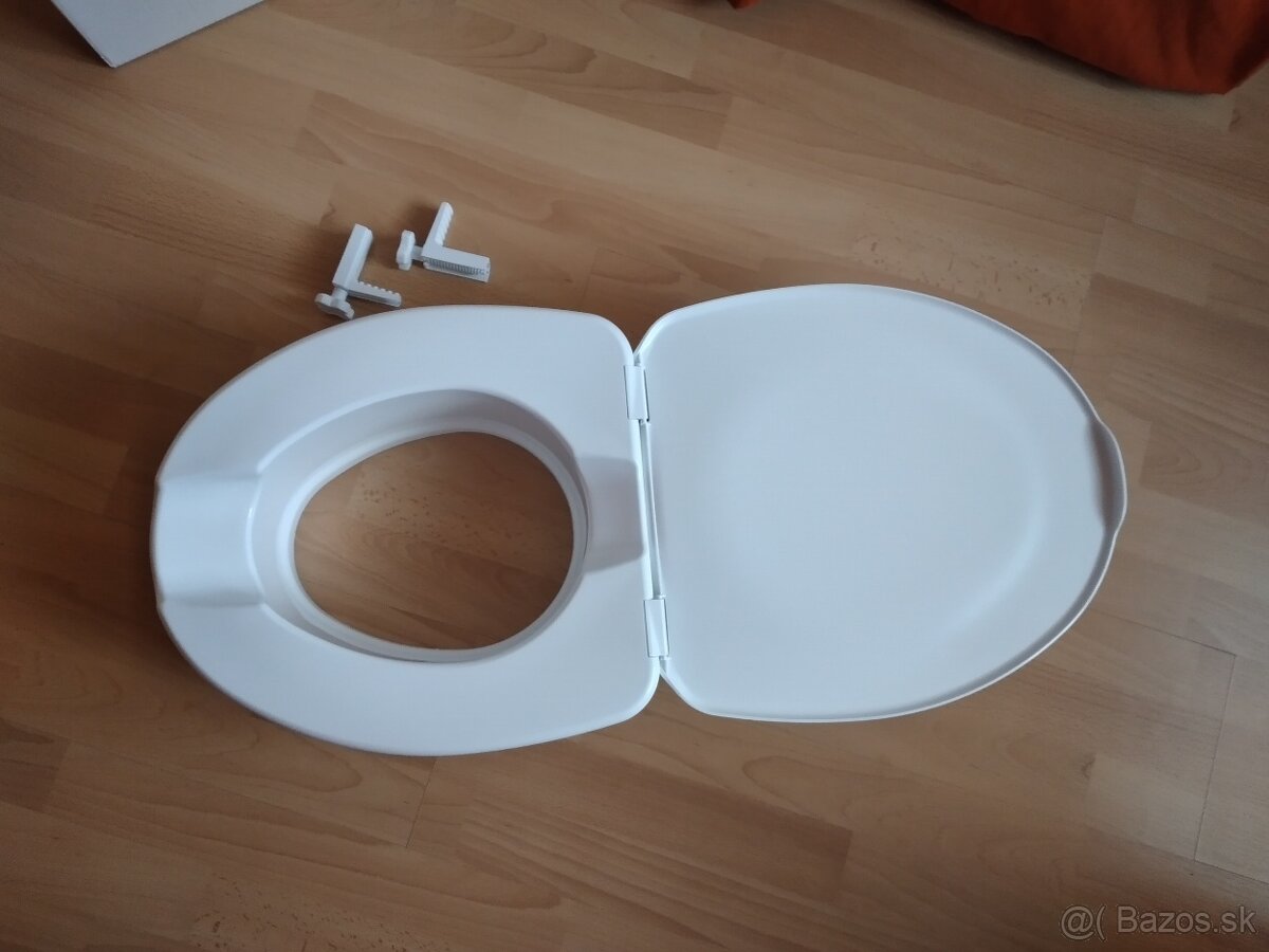 Zvyšovač WC s príklopom 14cm nový - 4