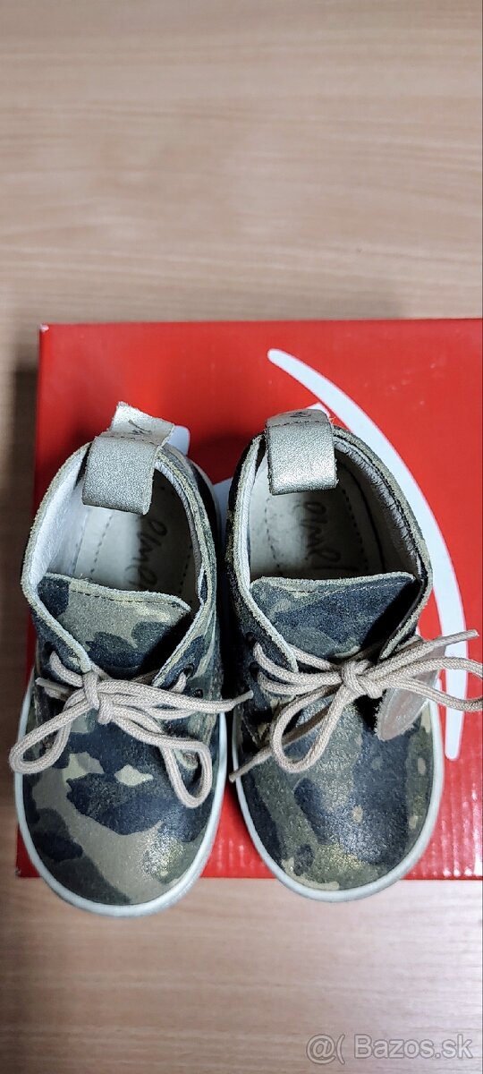 Detské kožené topánky Emel v.21 - 4