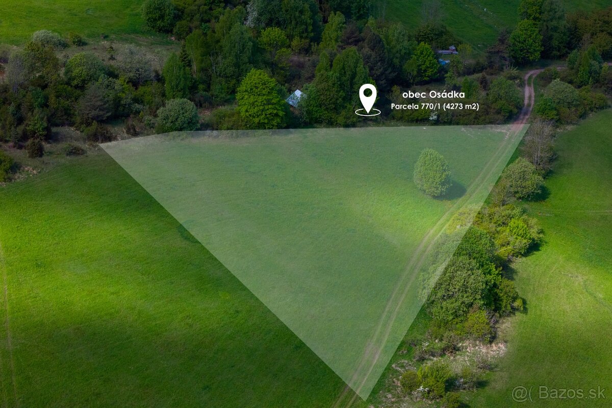 Investičný pozemok s výnimočným výhľadom – Osádka - 4