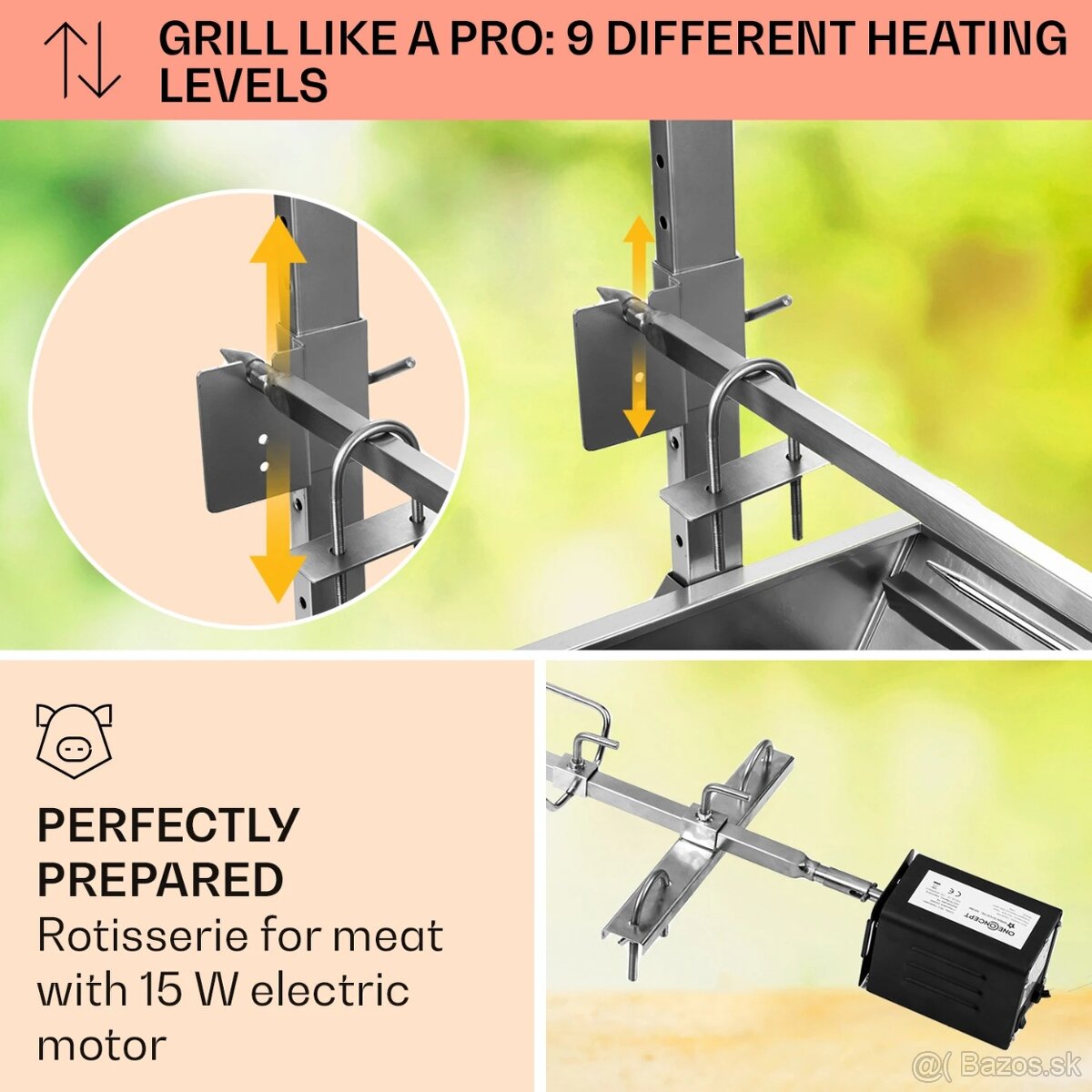 Sauenland záhradný gril na prasiatko sele - 4