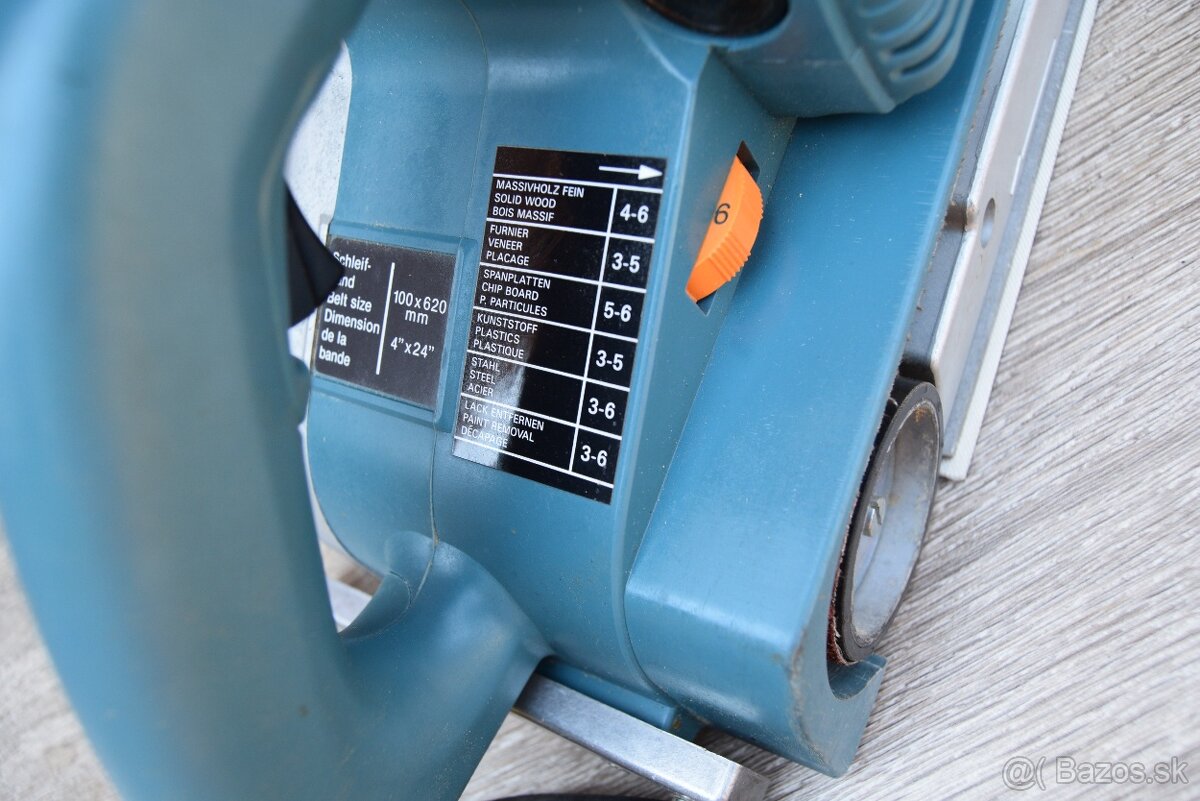 Pásová brúska Bosch GBS 100 AE Professsional, 1200 W - 4