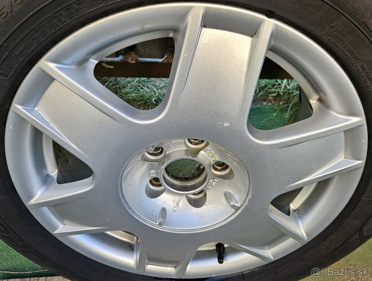 Originálne hliníkové disky VW - 5x100 r16 - 4