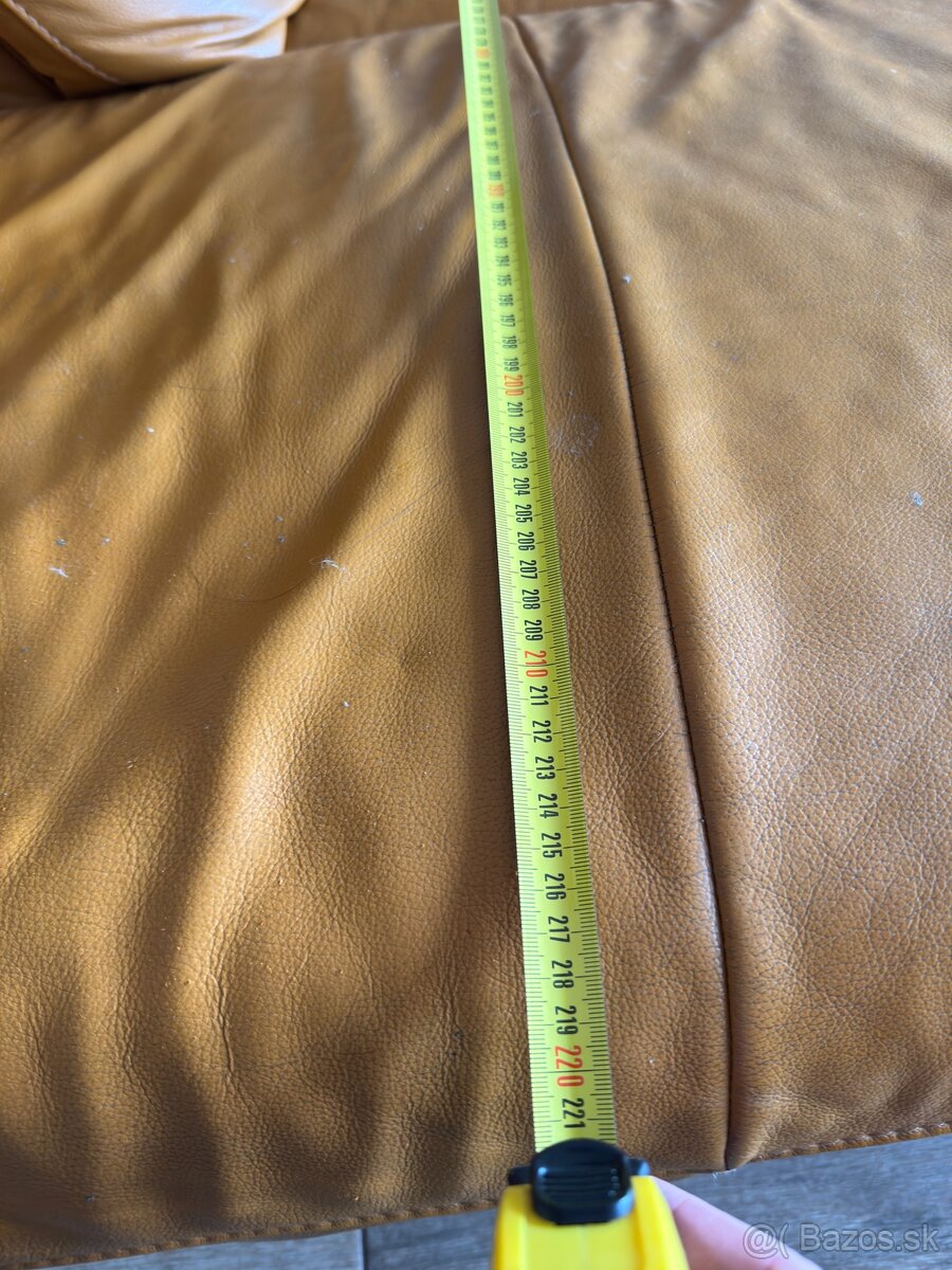 Predám kožený rohový gauč - 4