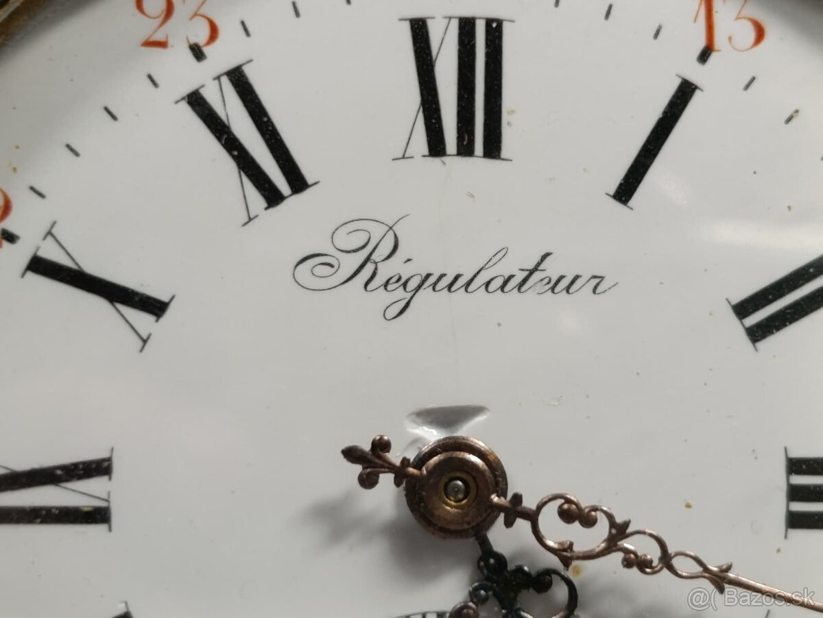 Velké dvouplášťové kapesní hodinky Régulatéur , 67mm - 4