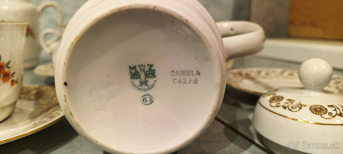 Porcelánová čajová súprava - 4