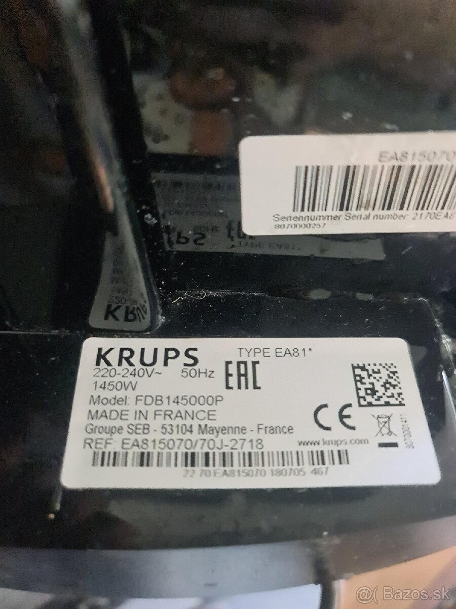 automatický kávovar Krups EA81 - 4