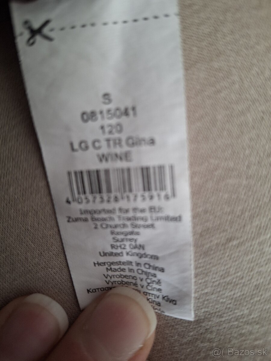 Dámske bordové nohavice. - 4