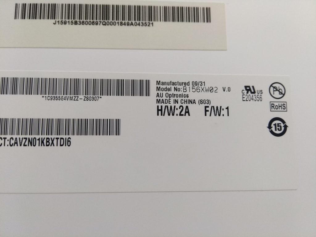 predám 15.6" LED displej B156XW02 , nap. vpravo - 4