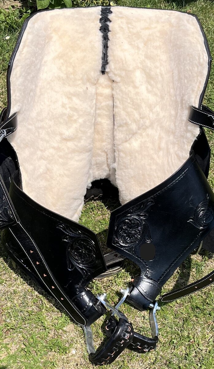 Westernový sedlový komplet 23) černý - 4