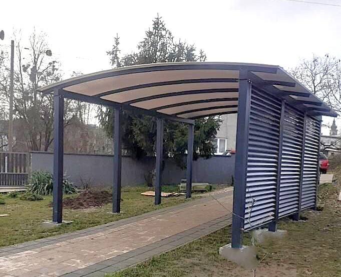 Lexan Polykarbonátové dosky Plexisklo Prístrešky - 4