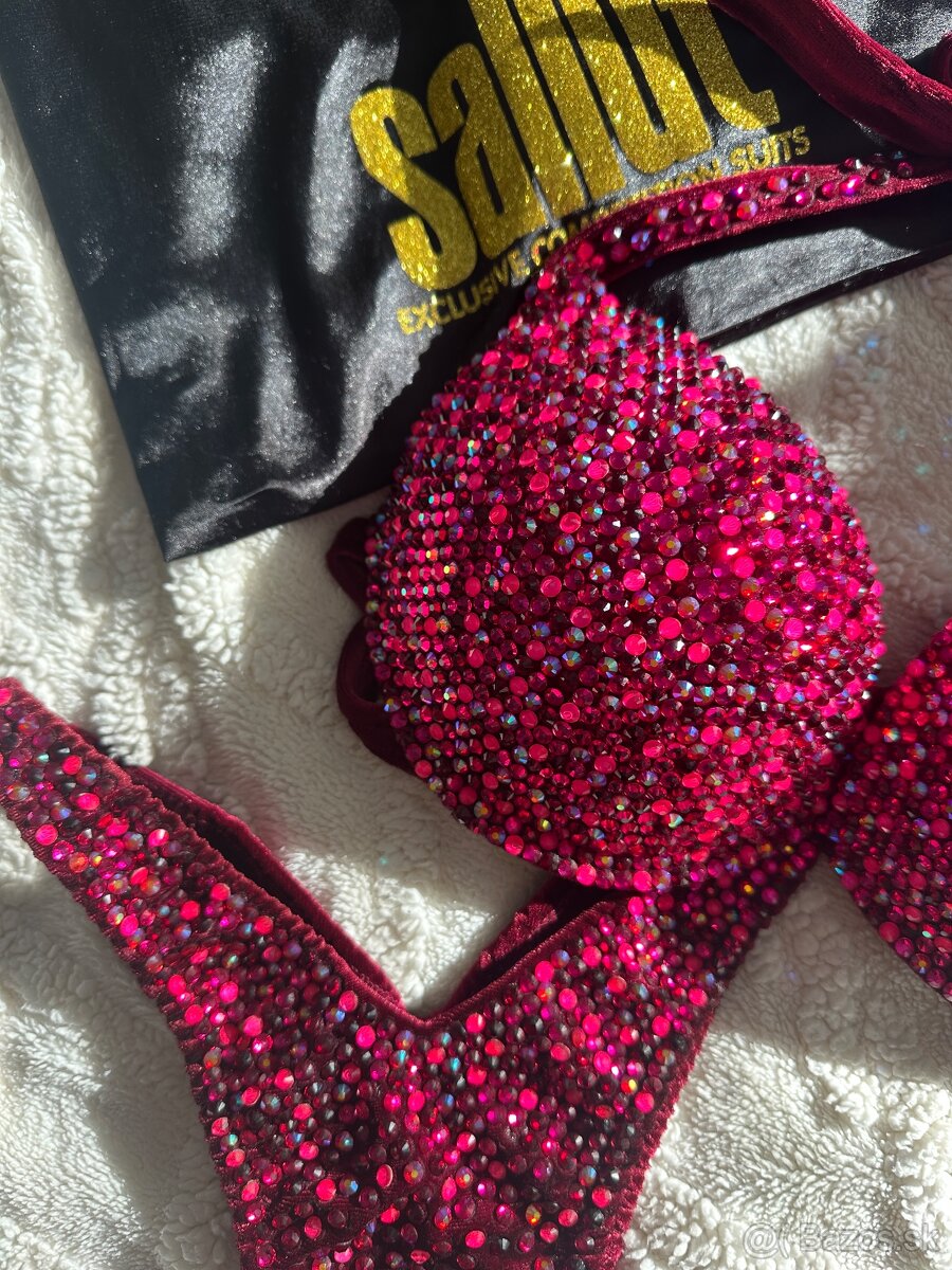 Súťažné plavky na bikini fitness - 4