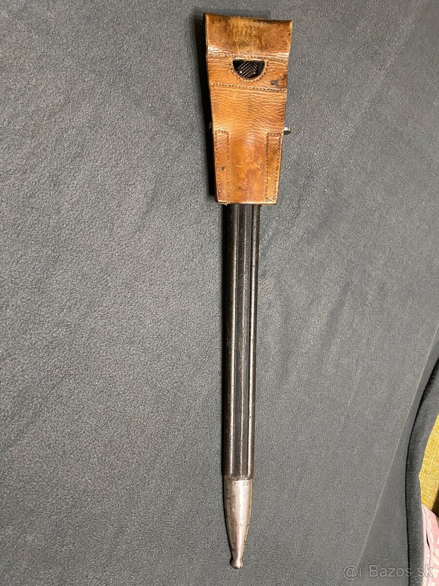 Švajčiarsky bodák Vetterli M1878 s pílou, značený, krásny st - 4