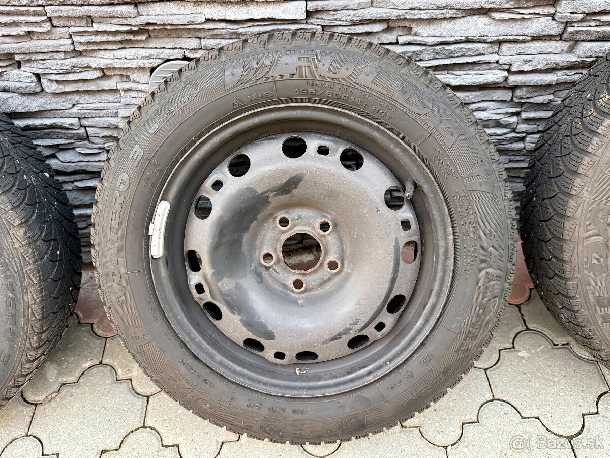 Komplet zimnú sadu na Škoda,Vw,Seat - 5x100 185/60 R15. - 4