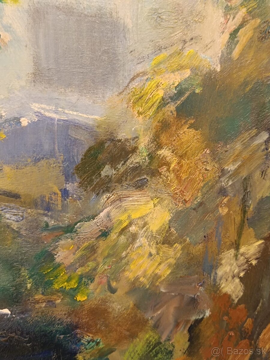 Obraz Jana Lieblová, Orava 1981, olej 60x80 - 4